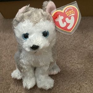 Ty Beanie Babies Juneau Husky Dog Puppy Cute Vintage Rare Collectible Gift Plush